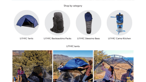 Walmart Lithic 'Adventure Gear' Showcase